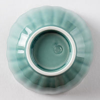 波佐見焼 永泉 ナチュラル四ツ菊 小鉢(ターコイズ) 波佐見焼 永泉 波佐見焼