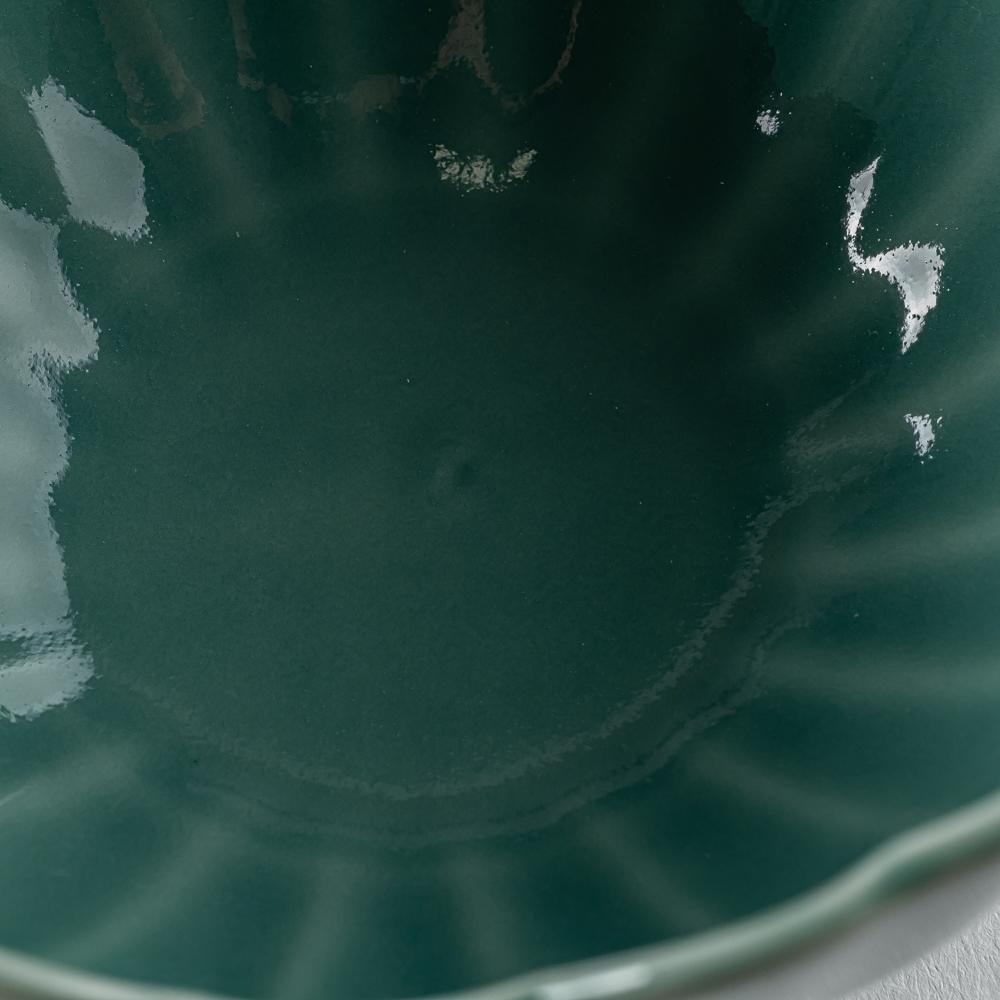 波佐見焼 永泉 ナチュラル四ツ菊 小鉢(ターコイズ) 波佐見焼 永泉 波佐見焼