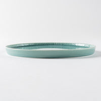 波佐見焼 永泉 十草 15cmプレート(ターコイズ) 波佐見焼 永泉 波佐見焼