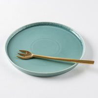 波佐見焼 永泉 十草 15cmプレート(ターコイズ) 波佐見焼 永泉 波佐見焼