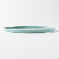 波佐見焼 永泉 十草 24cmプレート(ターコイズ) 波佐見焼 永泉 波佐見焼