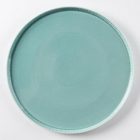 波佐見焼 永泉 十草 24cmプレート(ターコイズ) 波佐見焼 永泉 波佐見焼