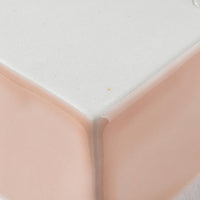 波佐見焼 永泉 十草(角)プレート ディープ(マーメイドピンク) 波佐見焼 永泉 波佐見焼