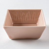 波佐見焼 永泉 十草(角)プレート ミニディープ(マーメイドピンク) 波佐見焼 永泉 波佐見焼