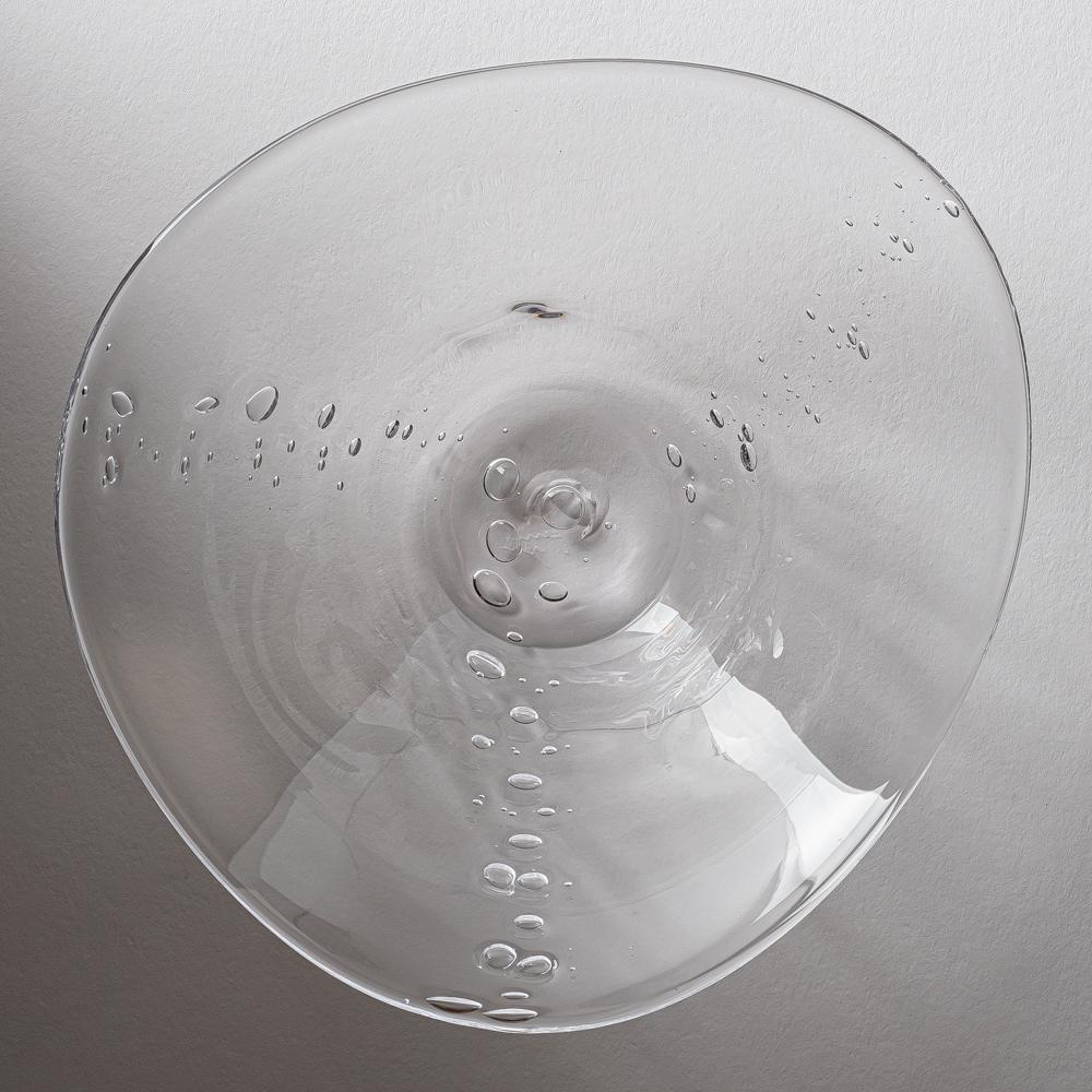 ガラス工房玄々舎 水あわ三角鉢(小) (コピー) ガラス工房玄々舎 ガラスもの