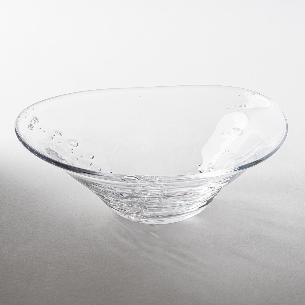 ガラス工房玄々舎 水あわ三角鉢(小) (コピー) ガラス工房玄々舎 ガラスもの