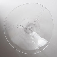 ガラス工房玄々舎 水あわ三角鉢(中) ガラス工房玄々舎 ガラスもの