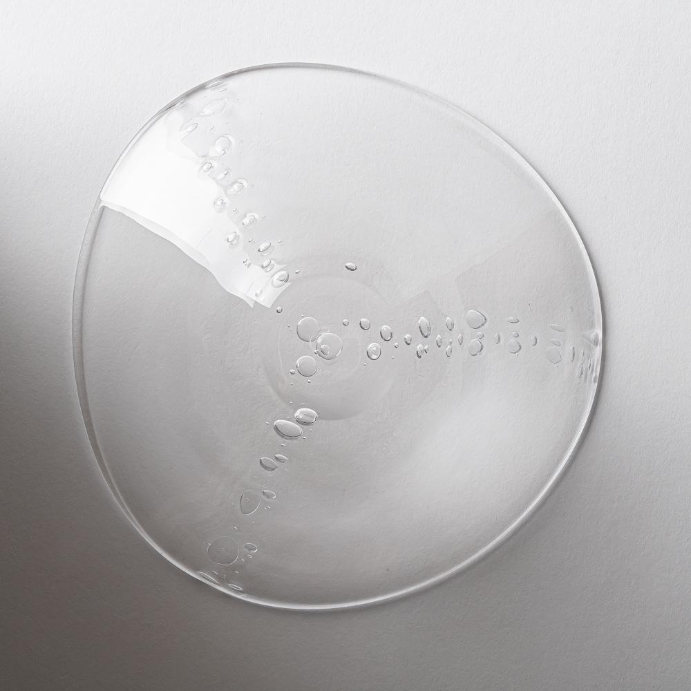 ガラス工房玄々舎 水あわ三角鉢(中) ガラス工房玄々舎 ガラスもの