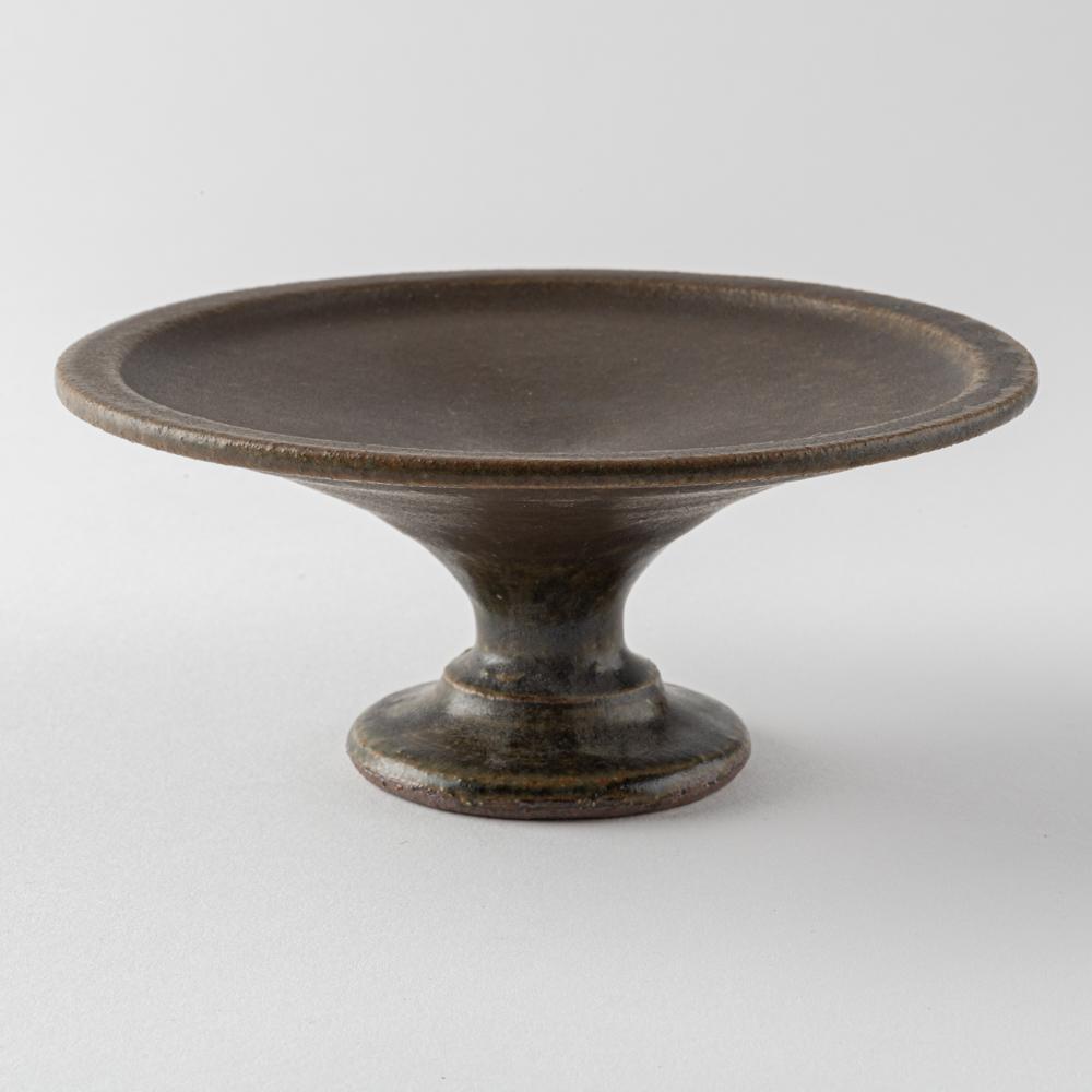 古谷製陶所 サビ釉 コンポート皿(13cm) 信楽焼 古谷製陶所 信楽焼