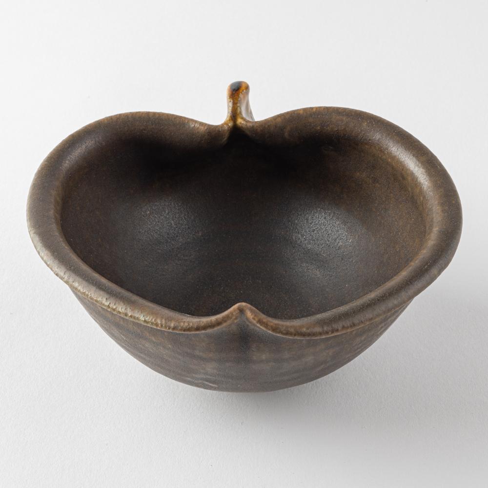 古谷製陶所 サビ釉 りんご鉢 小 信楽焼 古谷製陶所 信楽焼