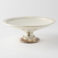 古谷製陶所 鉄散 コンポート皿(18cm) 信楽焼 古谷製陶所 信楽焼