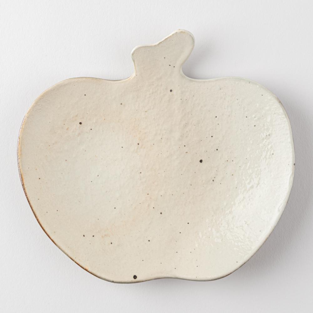 古谷製陶所 鉄散 りんご皿 大 信楽焼 古谷製陶所 信楽焼