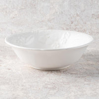 光泉窯 マーガレット柄 レリーフ ボウル 小鉢 (白マット) 萬古焼 光泉窯 萬古焼