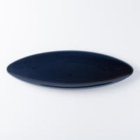 光泉窯 スリムプレートL(瑠璃) 萬古焼 光泉窯 萬古焼