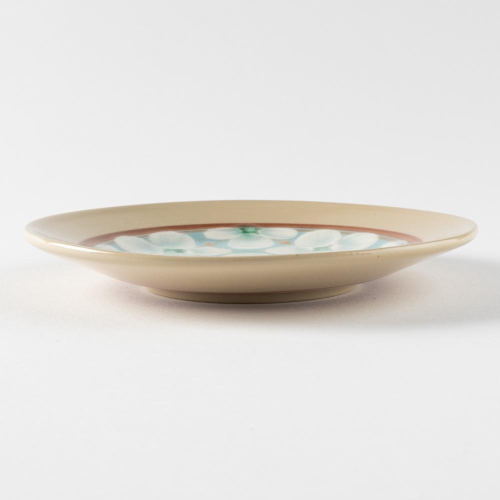 ふくべ窯 花水木 トルコ 15㎝プレート 美濃焼 ふくべ窯 美濃焼