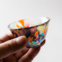 津軽びいどろ 盃 ねぶた流し 津軽びいどろ ガラスもの