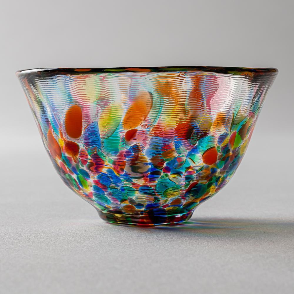 津軽びいどろ 盃 ねぶた流し 津軽びいどろ ガラスもの