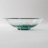 津軽びいどろMATSURI まつり金彩浅鉢 津軽びいどろ ガラスもの