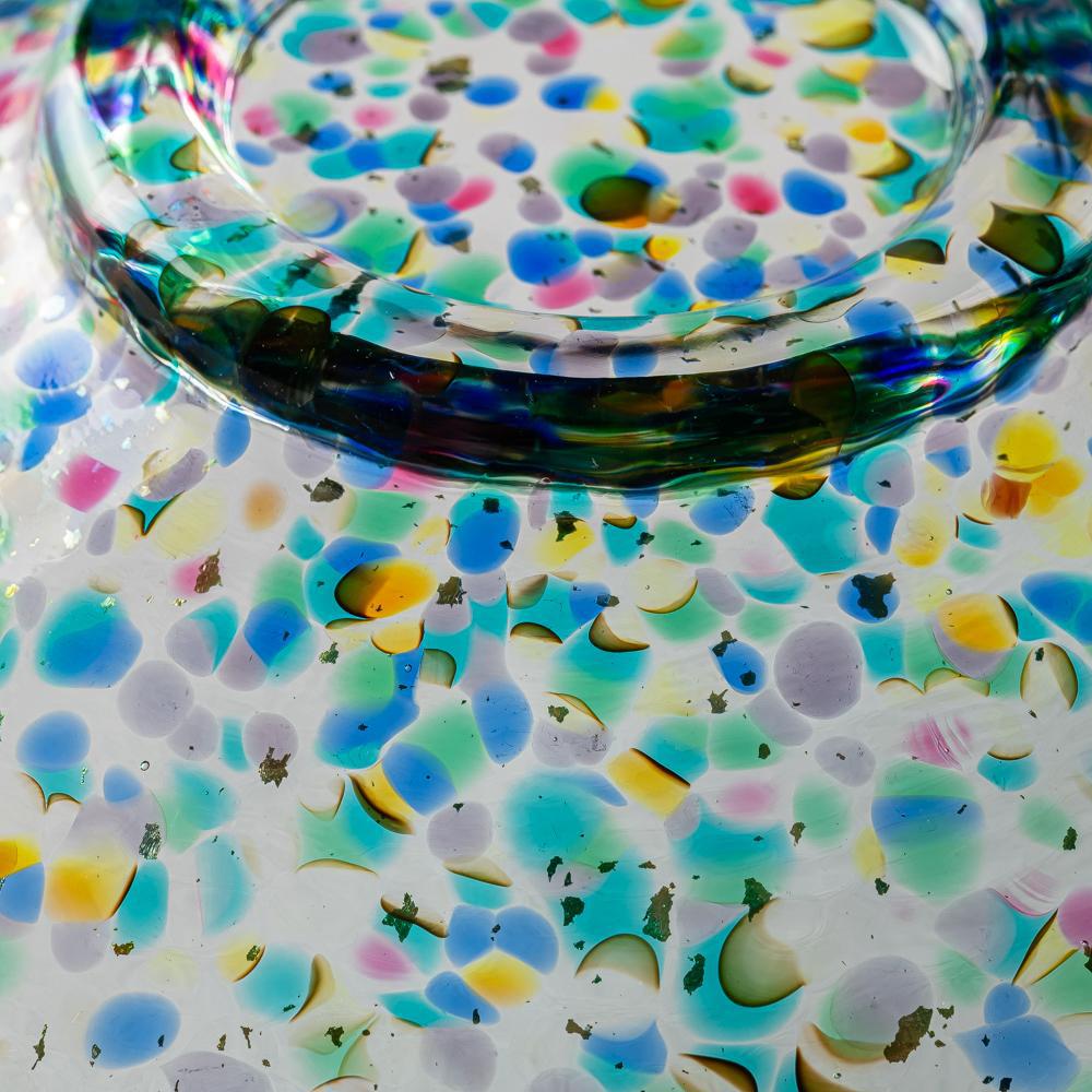 津軽びいどろMATSURI まつり金彩浅鉢 津軽びいどろ ガラスもの