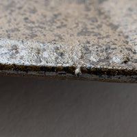 津軽金山焼 黒ひだすき 八角皿 津軽金山焼 津軽金山焼