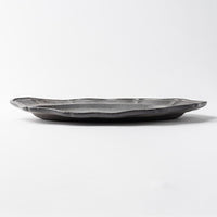 津軽金山焼 黒ひだすき オーバルディッシュ 津軽金山焼 津軽金山焼