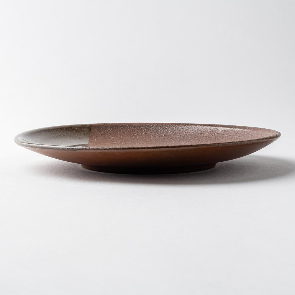 津軽金山焼 七寸皿【林檎の森・ハーフ】 津軽金山焼 津軽金山焼