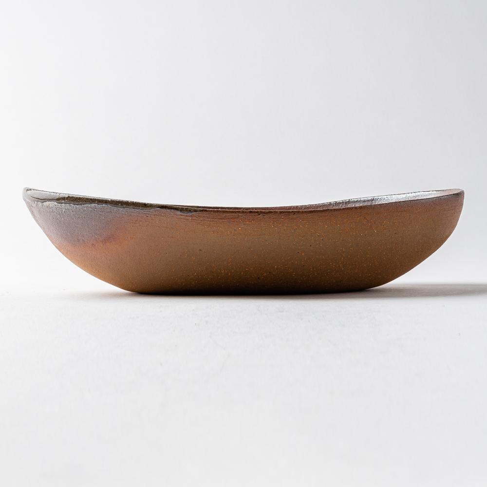 津軽金山焼 楕円カレー鉢 大 りんごの森 ¥2,310 大人の焼き物