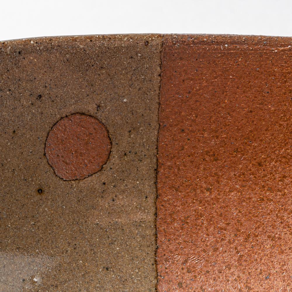 津軽金山焼 楕円カレー鉢 大 りんごの森 津軽金山焼 津軽金山焼