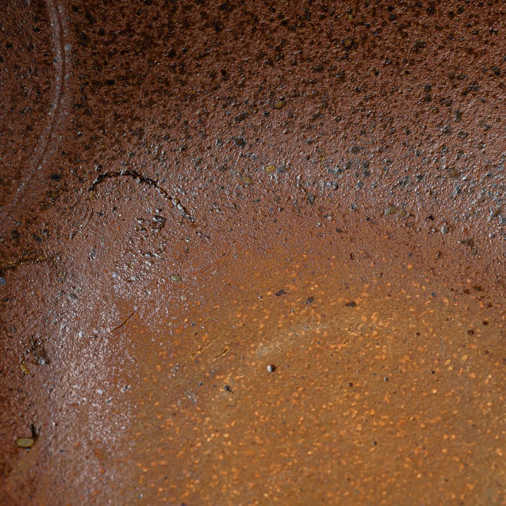 津軽金山焼 楕円カレー鉢 大 りんごの森 津軽金山焼 津軽金山焼