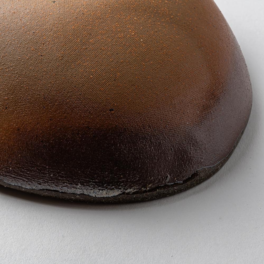 津軽金山焼 楕円カレー鉢 大 りんごの森 津軽金山焼 津軽金山焼