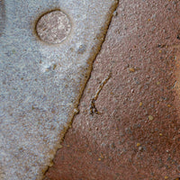 津軽金山焼 楕円カレー鉢 大 雪国 津軽金山焼 津軽金山焼