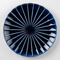 カネコ小兵製陶所 ぎやまん陶 茄子紺ブルー 八寸皿 美濃焼 カネコ小兵製陶所 美濃焼