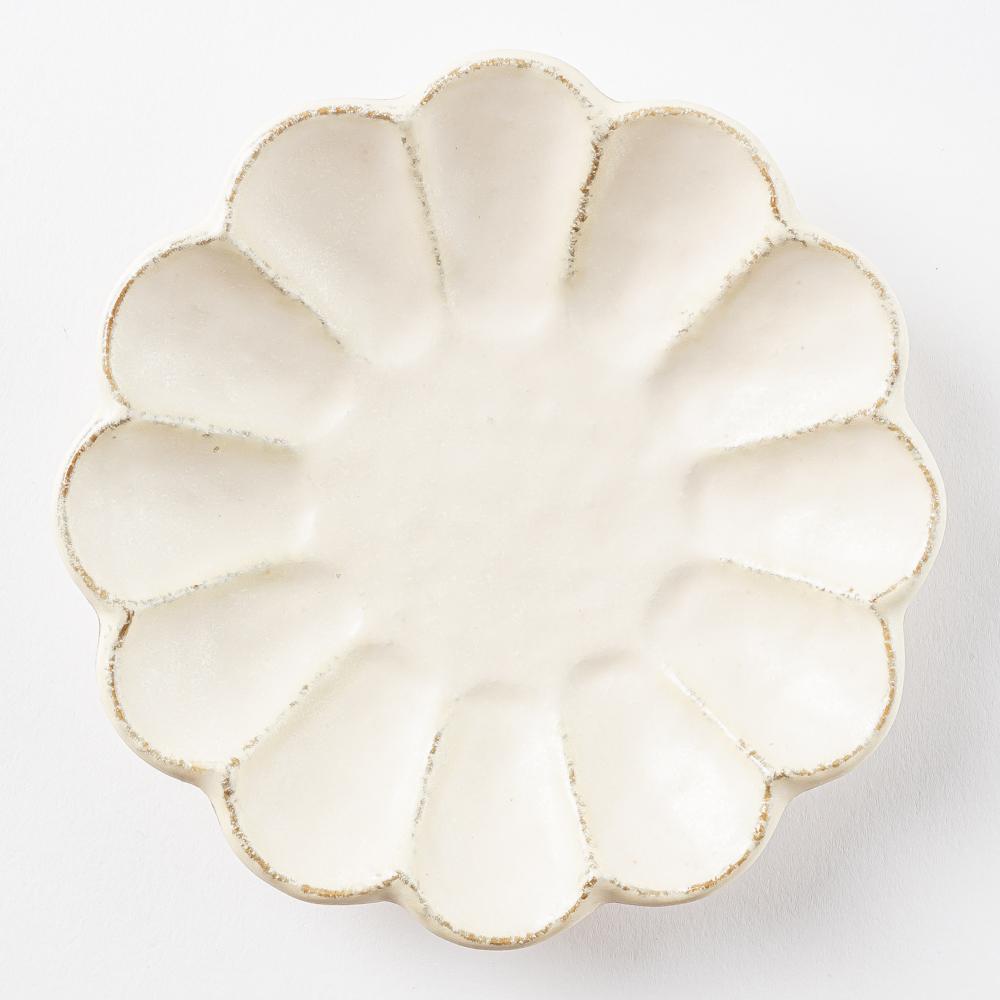 カネコ小兵製陶所 リンカ 白練 15.5プレート 美濃焼 カネコ小兵製陶所 美濃焼