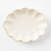 カネコ小兵製陶所 リンカ 白練 18オーバルプレート 美濃焼 カネコ小兵製陶所 美濃焼