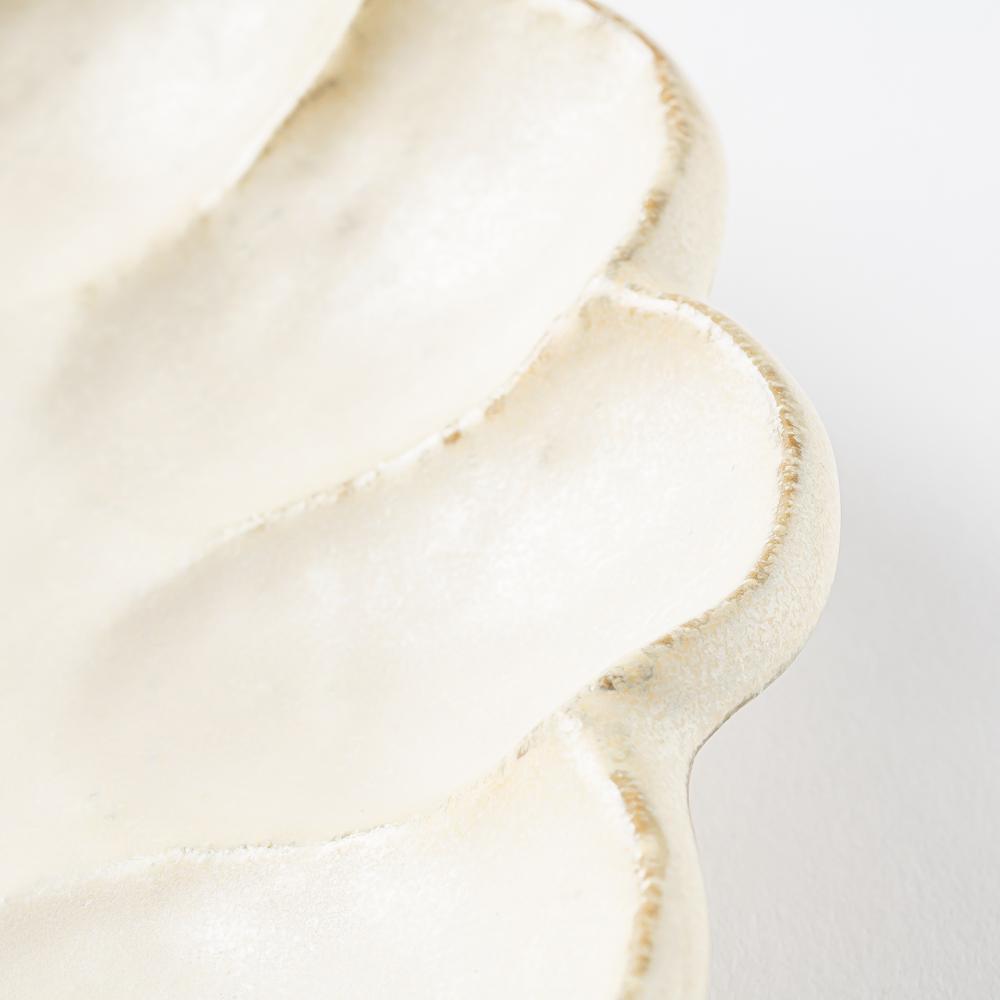 カネコ小兵製陶所 リンカ 白練 21プレート 美濃焼 カネコ小兵製陶所 美濃焼