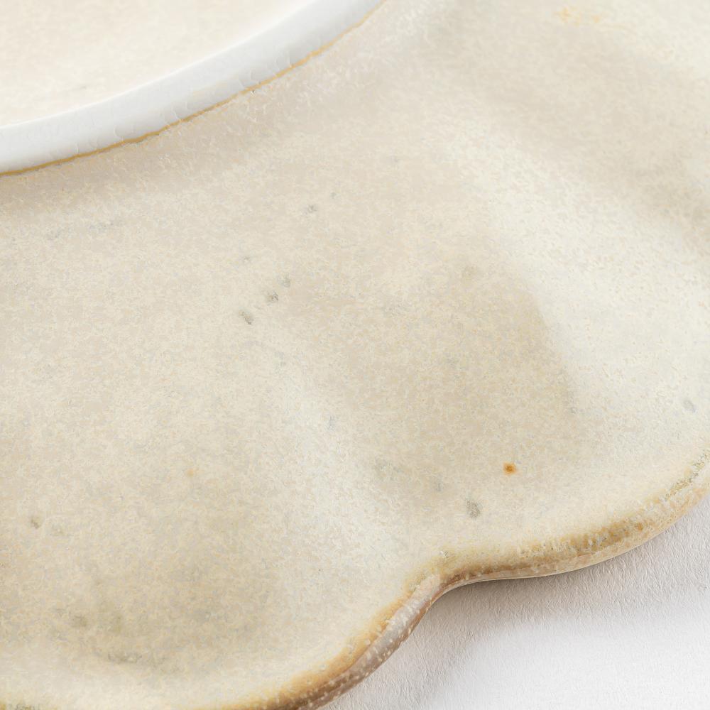 カネコ小兵製陶所 リンカ 白練 24プレート 美濃焼 カネコ小兵製陶所 美濃焼