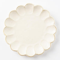 カネコ小兵製陶所 リンカ 白練 24プレート 美濃焼 カネコ小兵製陶所 美濃焼