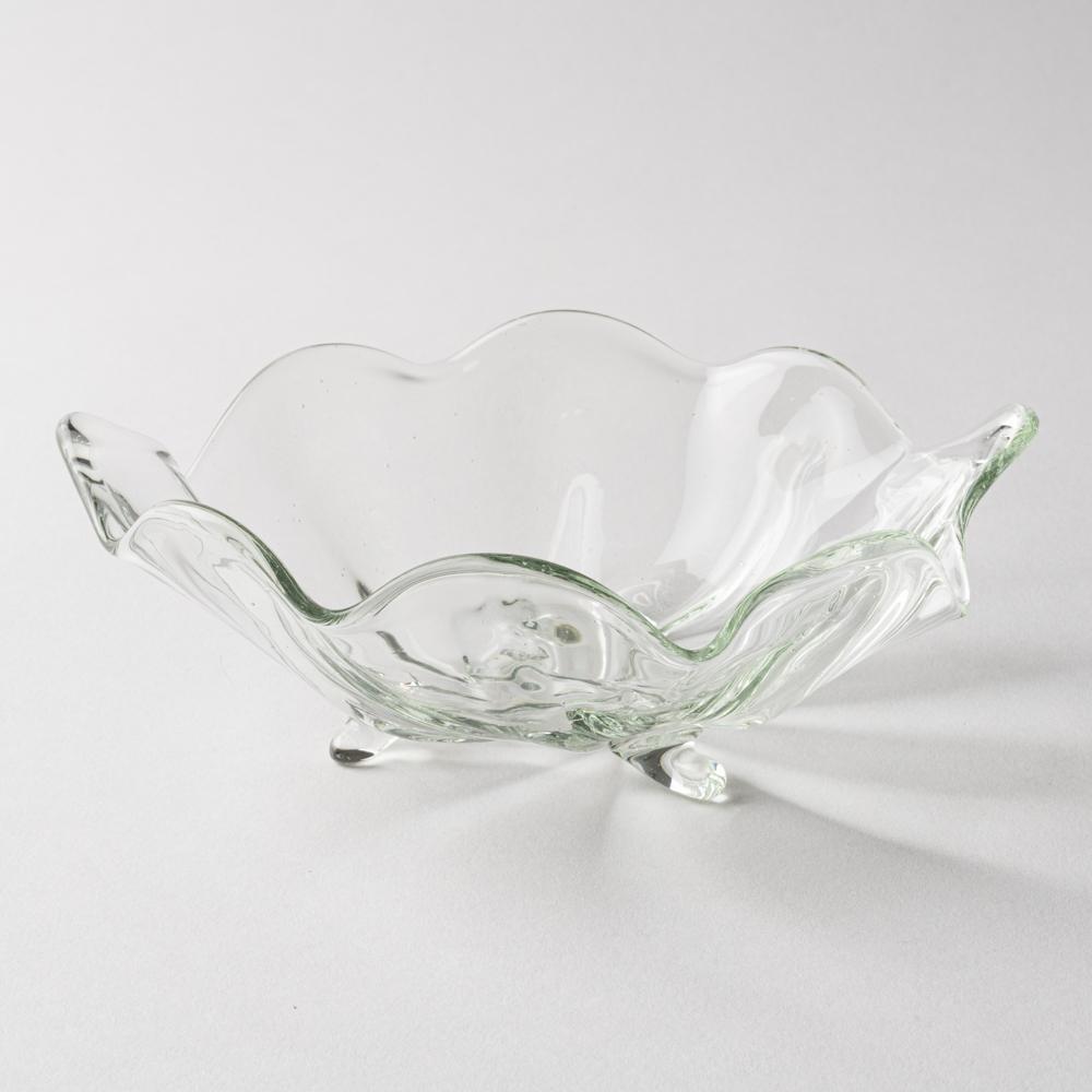 琉球ガラス工房 glass32 足付うず小鉢 – 大人の焼き物