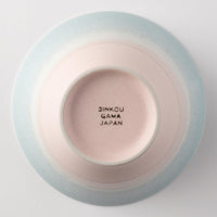 美濃焼 伸光窯 パステルジュレ反り鉢 ブルー×ピンク(L) 美濃焼 伸光窯 美濃焼