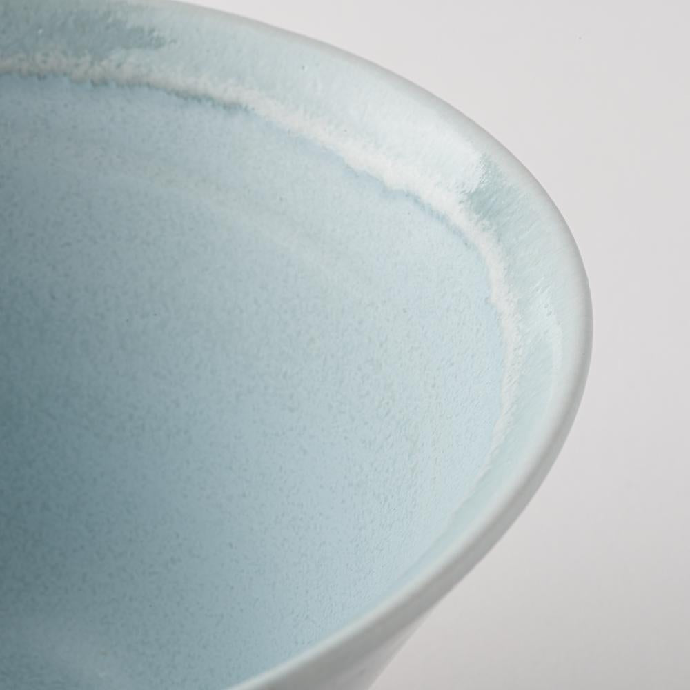 美濃焼 伸光窯 パステルジュレ反り鉢 ブルー×ピンク(L) 美濃焼 伸光窯 美濃焼