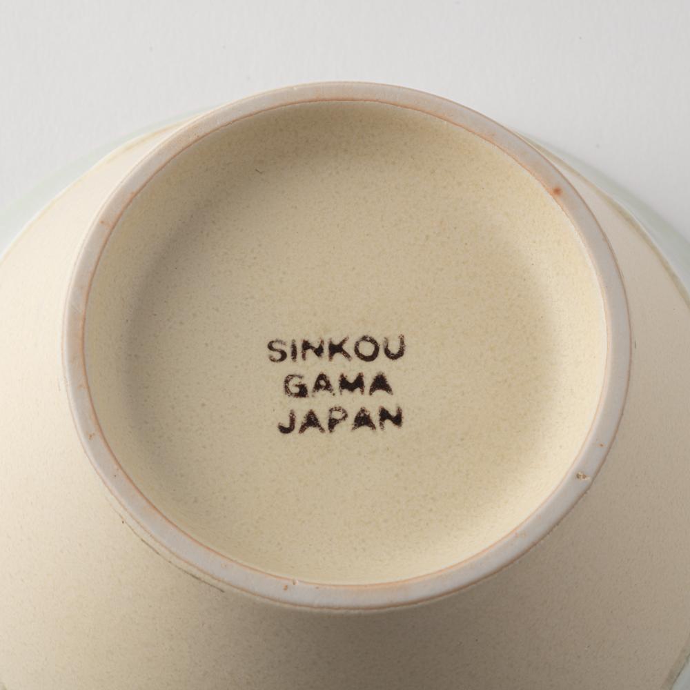 美濃焼 伸光窯 パステルジュレ反り鉢 グリーン×クリーム(L) 美濃焼 伸光窯 美濃焼