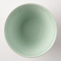 美濃焼 伸光窯 パステルジュレ反り鉢 グリーン×クリーム(M) 美濃焼 伸光窯 美濃焼