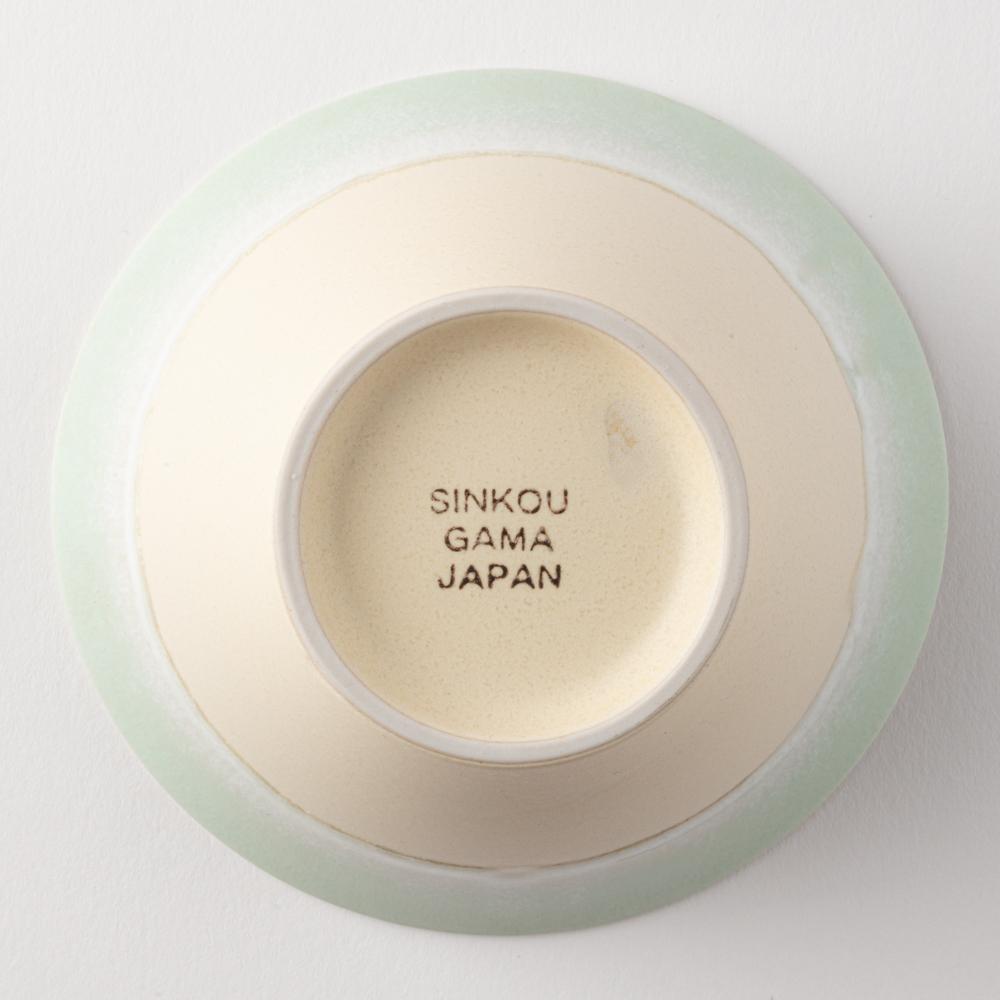 美濃焼 伸光窯 パステルジュレ反り鉢 グリーン×クリーム(M) 美濃焼 伸光窯 美濃焼