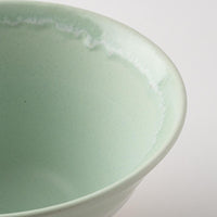 美濃焼 伸光窯 パステルジュレ反り鉢 グリーン×クリーム(M) 美濃焼 伸光窯 美濃焼