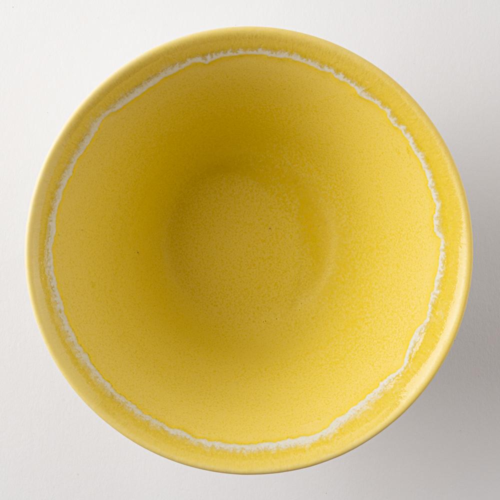 美濃焼 伸光窯 パステルジュレ反り鉢 イエロー×ブルー(L) 美濃焼 伸光窯 美濃焼