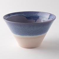 美濃焼 伸光窯 パステルジュレ反り鉢 パープル×ピンク(L) 美濃焼 伸光窯 美濃焼