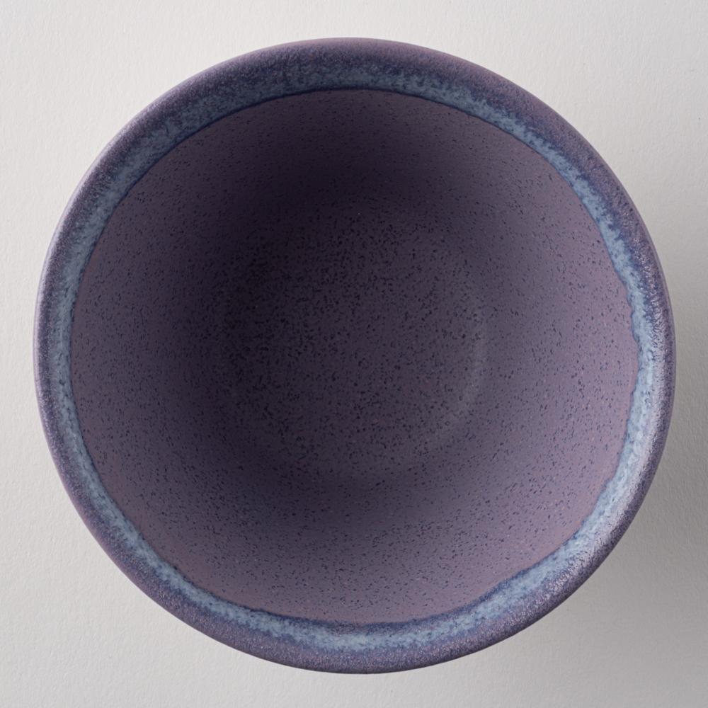 美濃焼 伸光窯 パステルジュレ反り鉢 パープル×ピンク(S) ¥1,650 大人