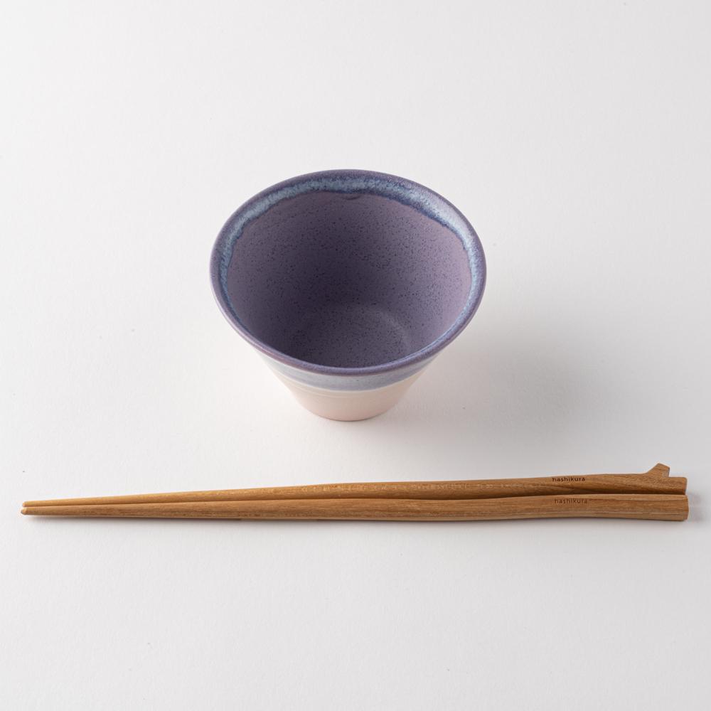 美濃焼 伸光窯 パステルジュレ反り鉢 パープル×ピンク(S) 美濃焼 伸光窯 美濃焼