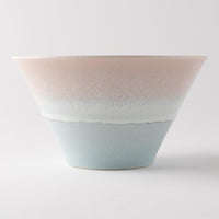 美濃焼 伸光窯 パステルジュレ反り鉢 ピンク×ブルー(L) 美濃焼 伸光窯 美濃焼