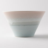 美濃焼 伸光窯 パステルジュレ反り鉢 ピンク×ブルー(M) 美濃焼 伸光窯 美濃焼